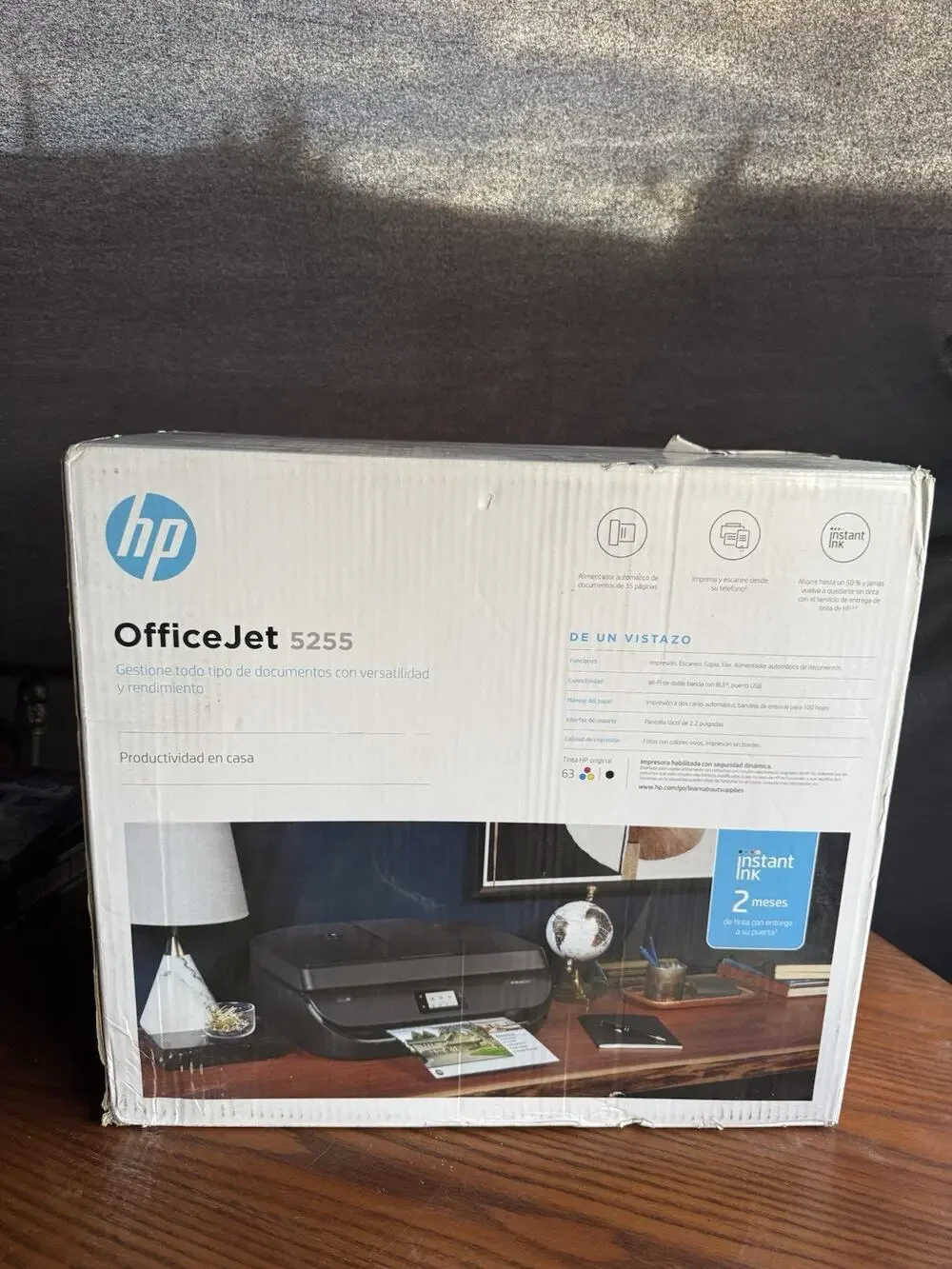 HP OfficeJet 5255 All-in-One Wireless Printer Scanner Copier Fax M2U75A - SEALED